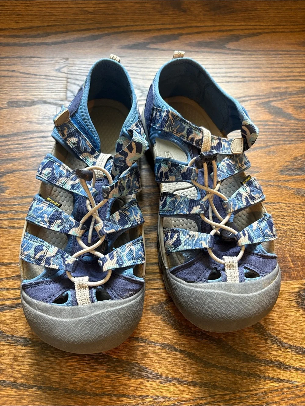Keen Blue Camo Water Sandals size 7M